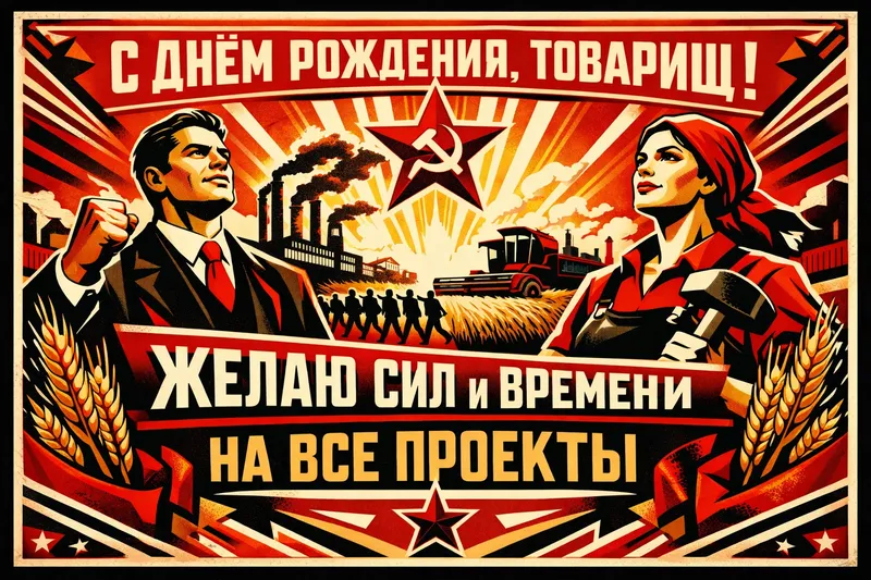 Готовые открытки коллеге — открытка 11