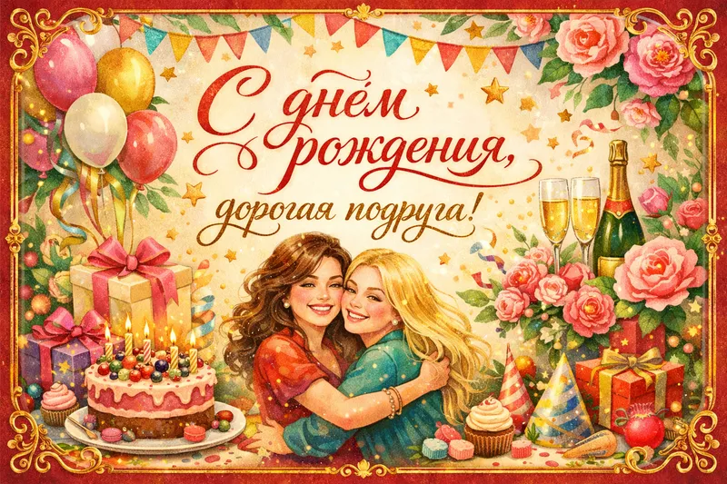 Готовые открытки другу — открытка 5