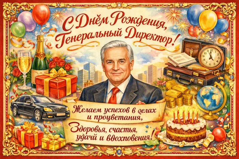 Готовые открытки коллеге — открытка 6