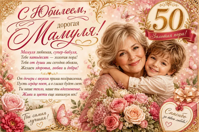 Готовые открытки маме — открытка 33