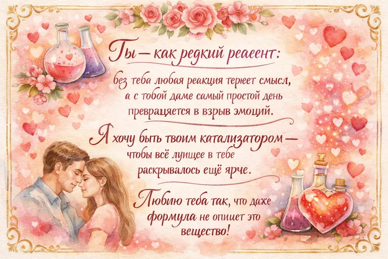Готовые открытки жене — открытка 10