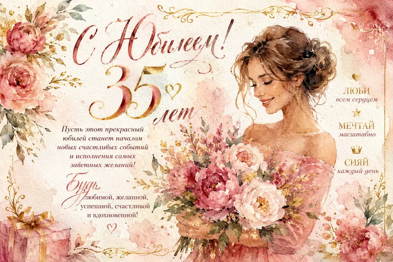 Готовые открытки девочке — открытка 4
