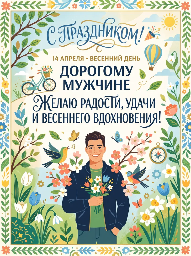 Готовые открытки мужчине — открытка 6