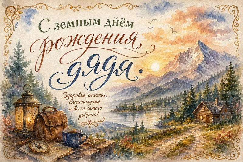 Готовые открытки дедушке — открытка 6