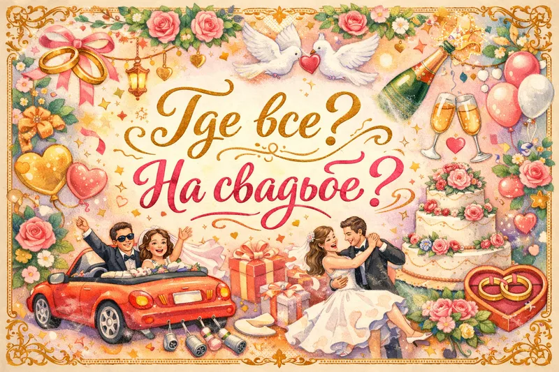 Готовые открытки молодожёнам — открытка 7