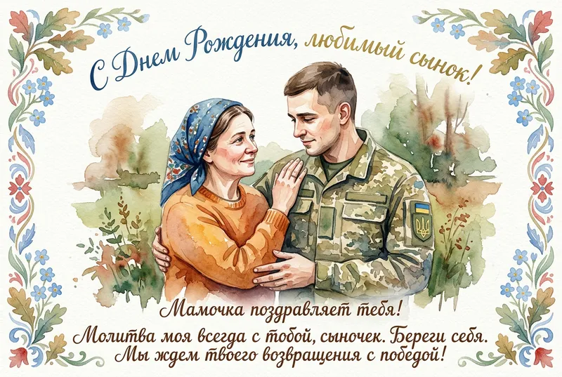 Готовые открытки маме — открытка 34