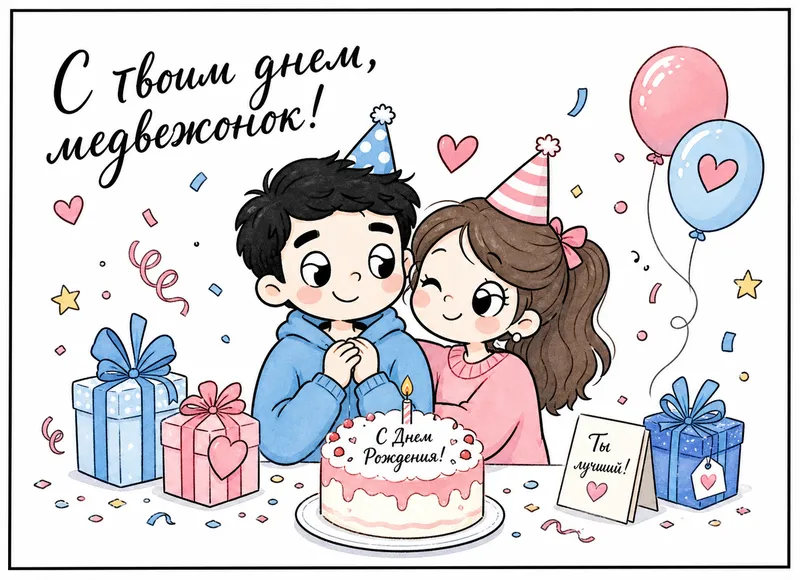 Готовые открытки мужу — открытка 7