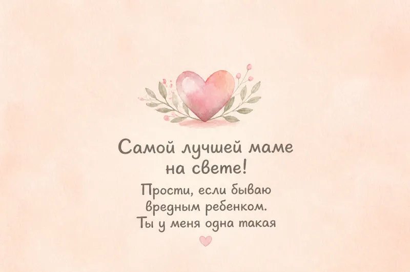 Готовые открытки маме — открытка 40