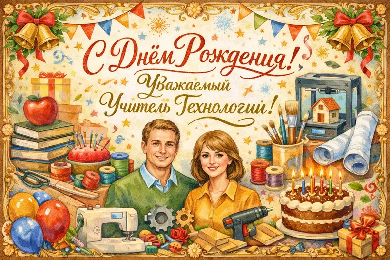 Готовые открытки учителю — открытка 2