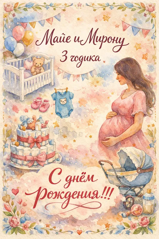Готовые открытки дочери — открытка 34