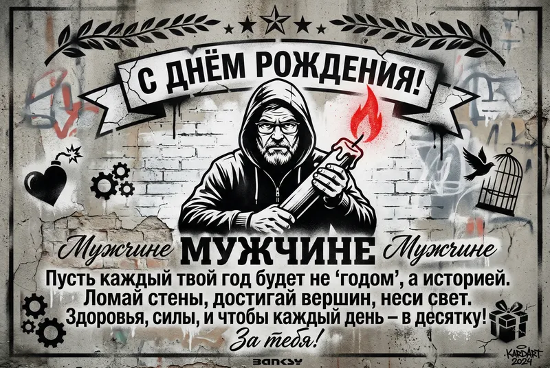 Готовые открытки мужчине — открытка 5