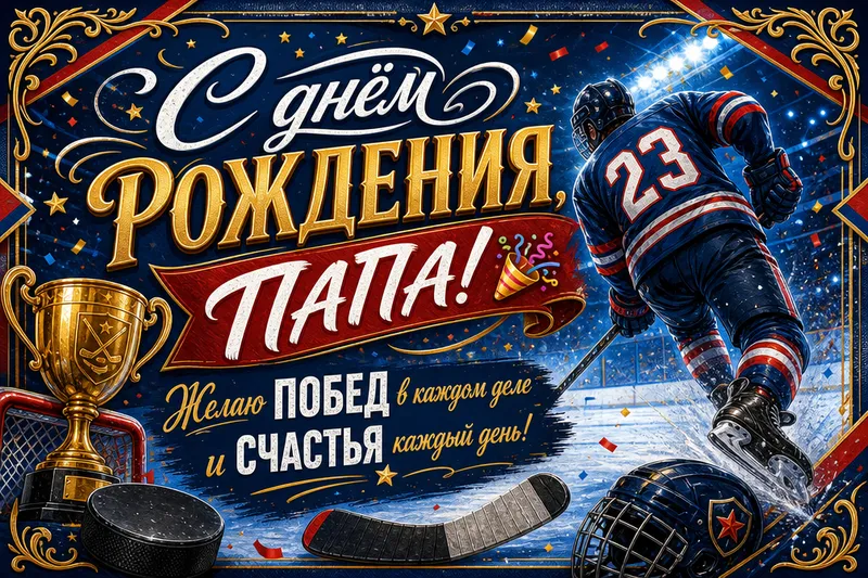 Готовые открытки папе — открытка 13