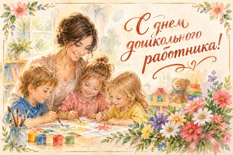 Готовые открытки учителю — открытка 40