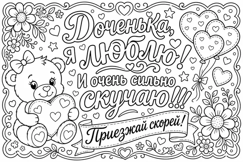 Готовые открытки дочери — открытка 18