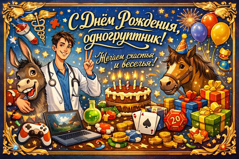 Готовые открытки другу — открытка 6