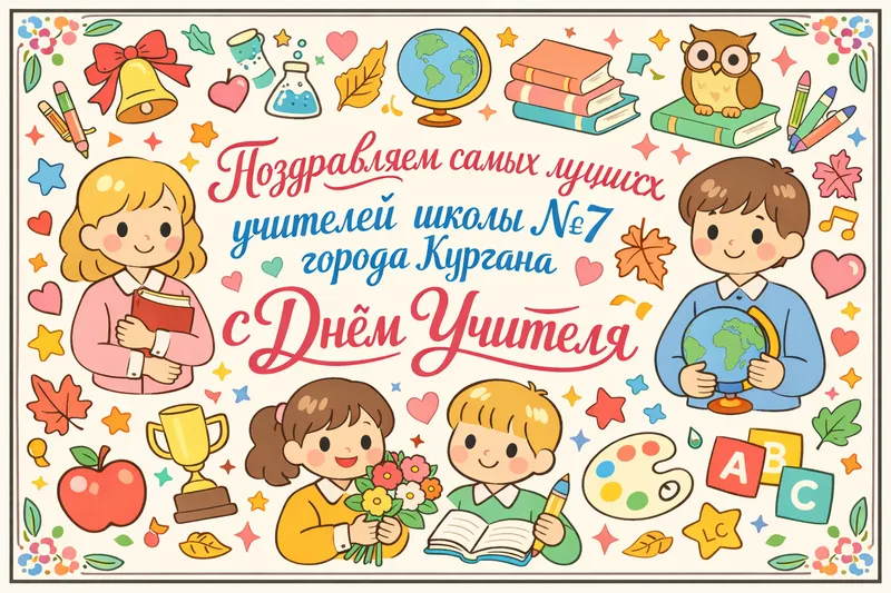 Готовые открытки учителю — открытка 28