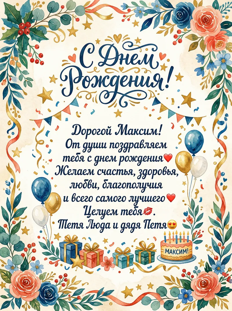 Готовые открытки женщине — открытка 25