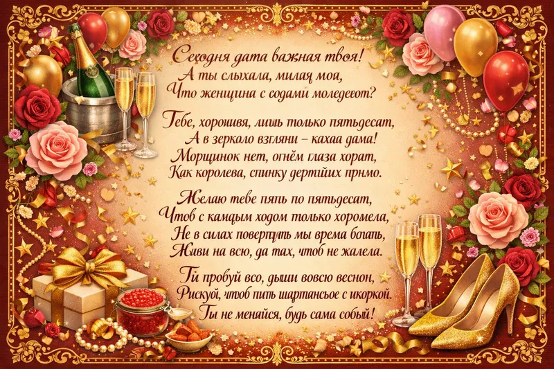 Готовые открытки женщине — открытка 15