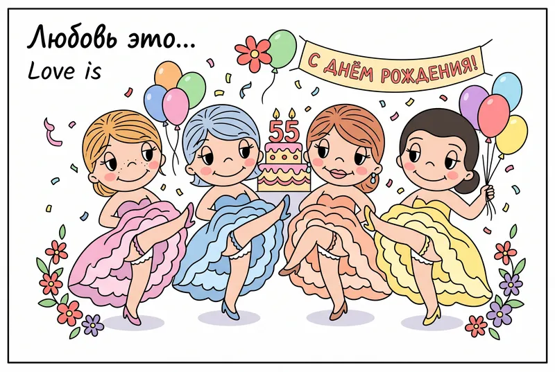 Готовые открытки женщине — открытка 20