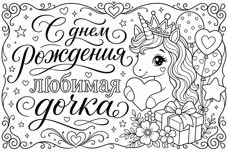 Готовые открытки дочери — открытка 16