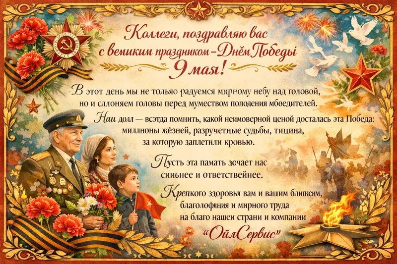 Готовые открытки коллеге — открытка 17