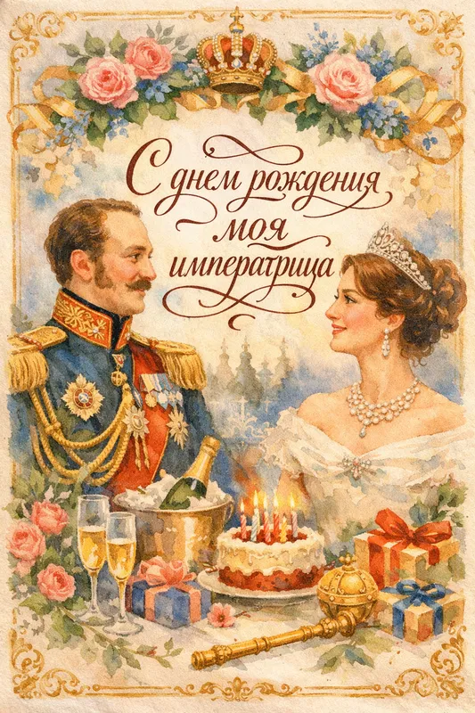 Готовые открытки жене — открытка 8