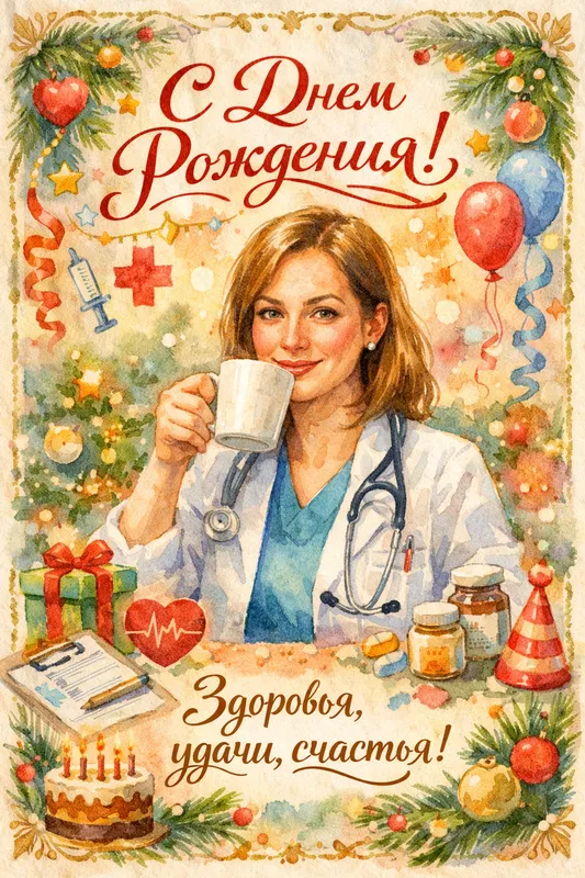 Готовые открытки женщине — открытка 33
