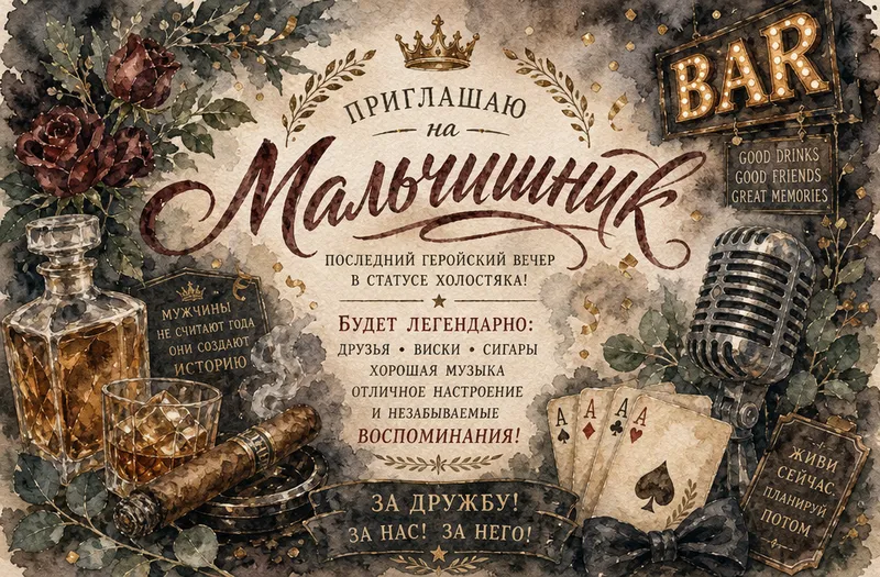 Готовые открытки мужчине — открытка 19