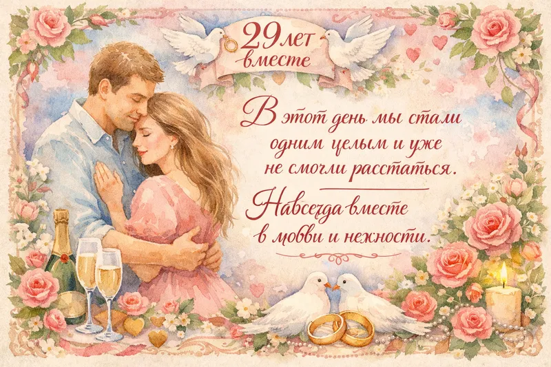 Готовые открытки молодожёнам — открытка 18
