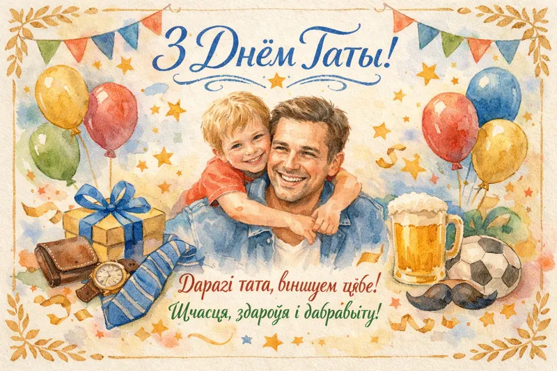 Готовые открытки папе — открытка 16
