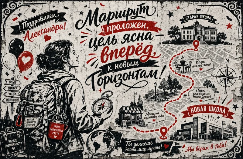 Готовые открытки учителю — открытка 11