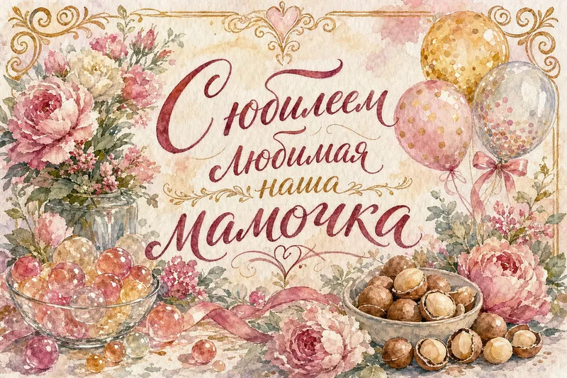 Готовые открытки маме — открытка 37