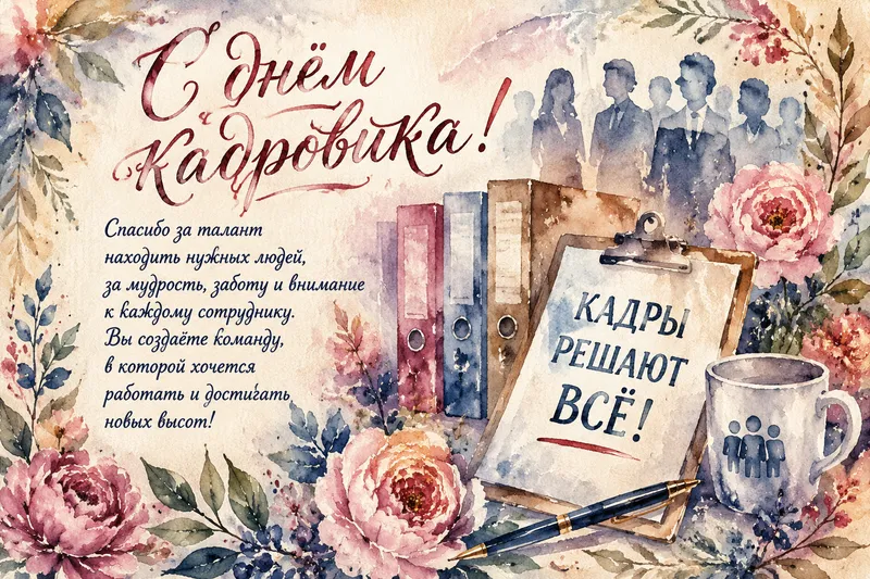 Готовые открытки коллеге — открытка 23