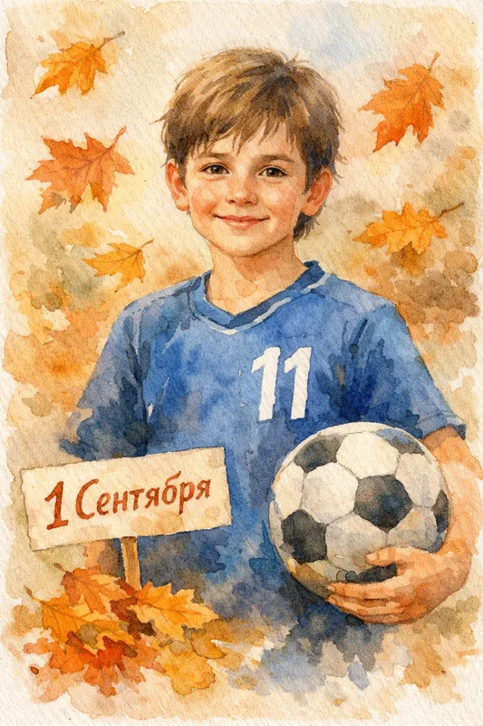 Готовые открытки и поздравления с Днём знаний — открытка 14