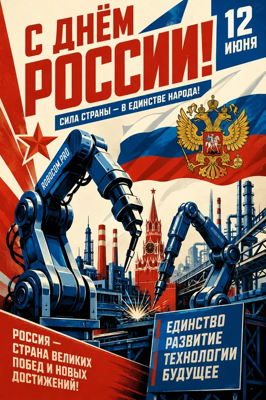 Готовые открытки ко Дню России — открытка 14