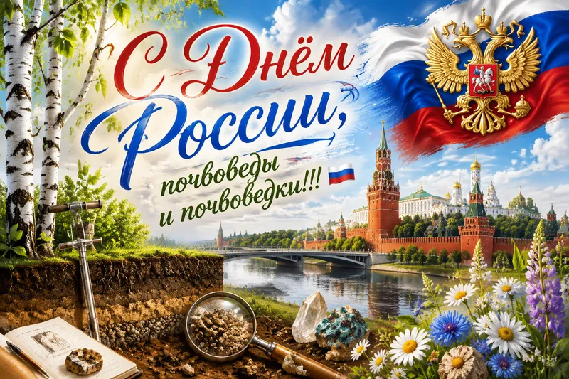 Готовые открытки ко Дню России — открытка 20