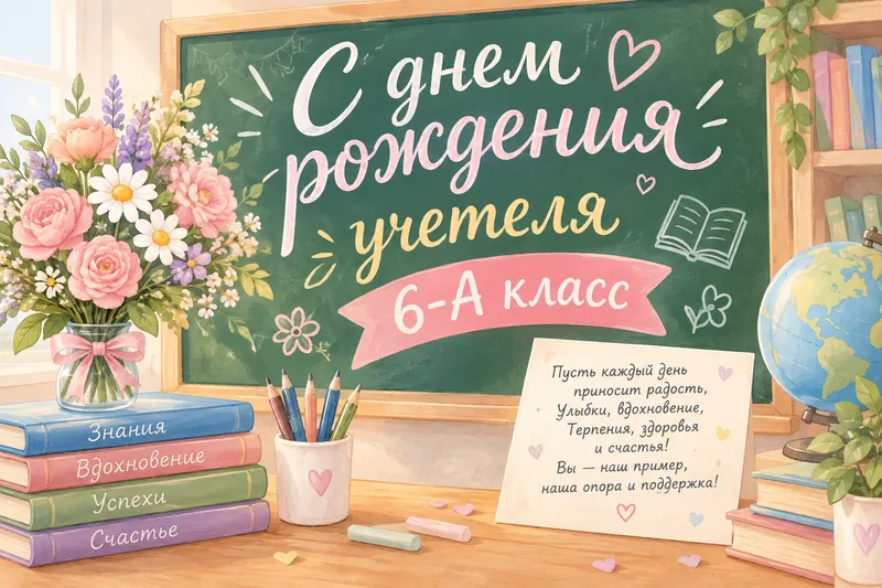 Готовые открытки с Днём учителя учителю — открытка 3