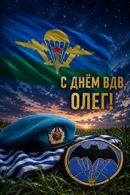 Готовые открытки с Днём ВДВ — открытка 32