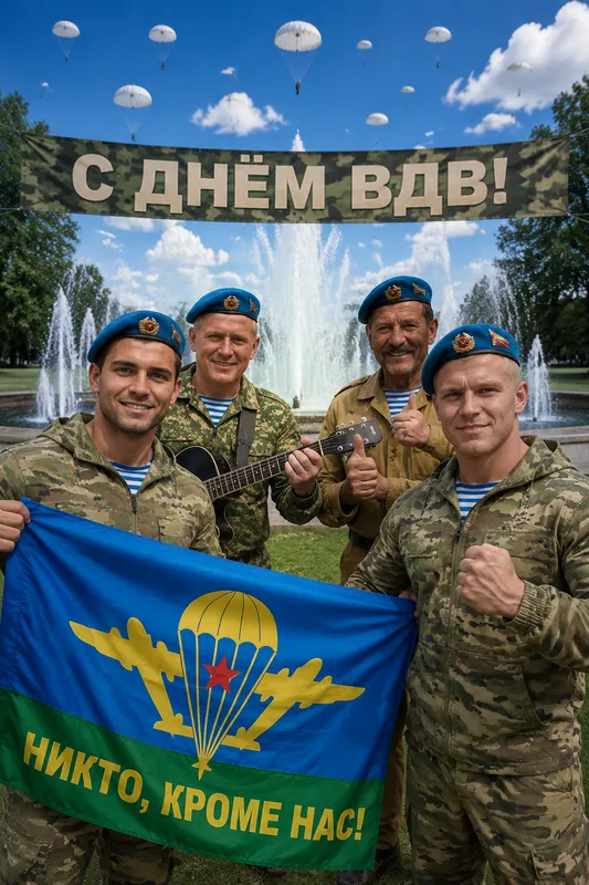 Готовые открытки с Днём ВДВ — открытка 38