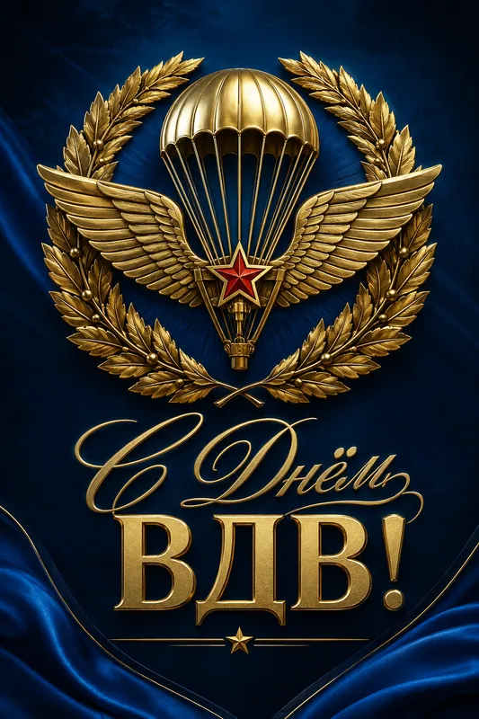 Готовые открытки с Днём ВДВ — открытка 25