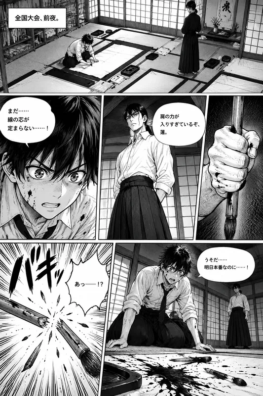 墨痕の一筆