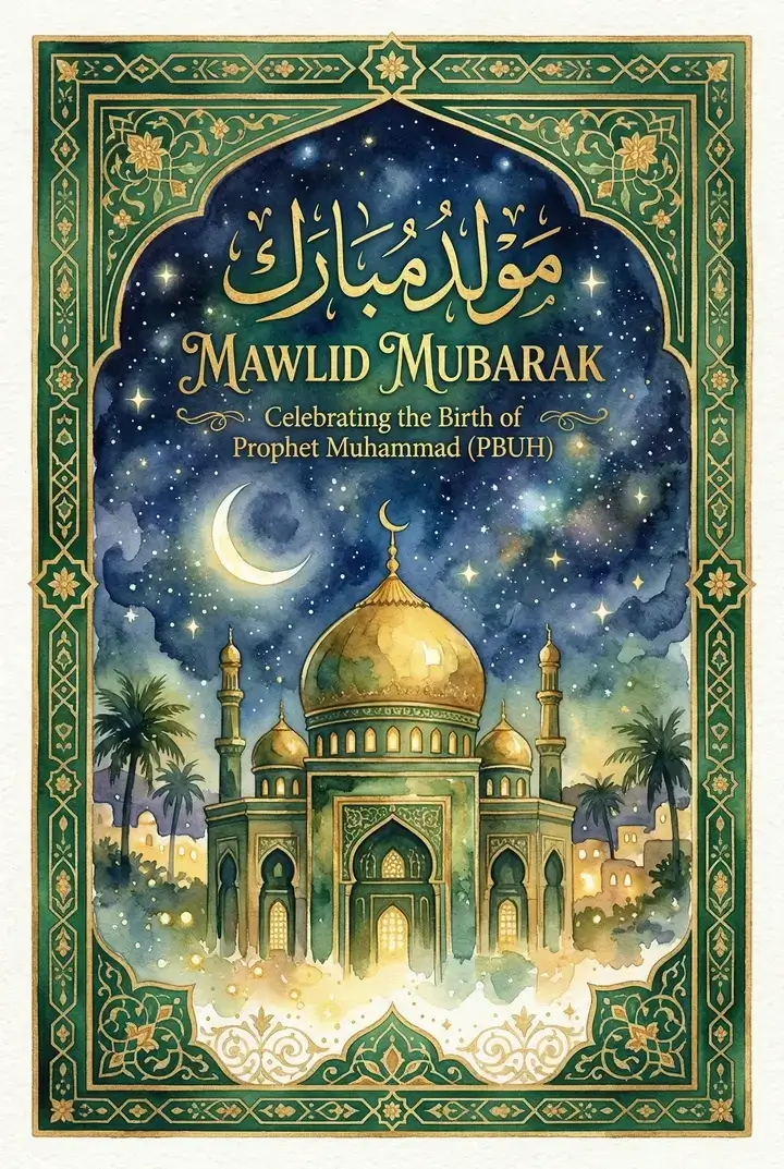 Tarjeta de Eid al-Adha