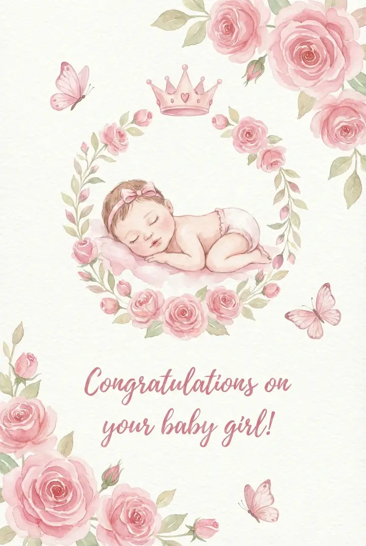 بطاقات تهنئة بالمولود الجديد