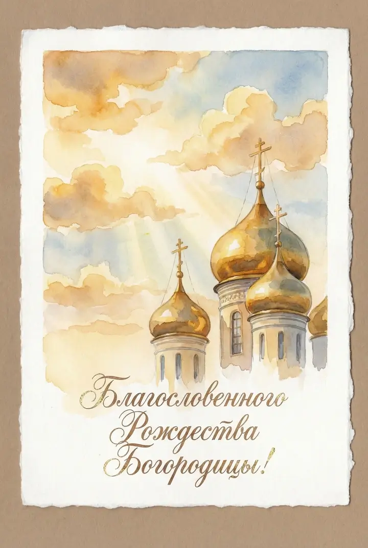 การ์ดอวยพรวันประสูติของพระแม่มารี