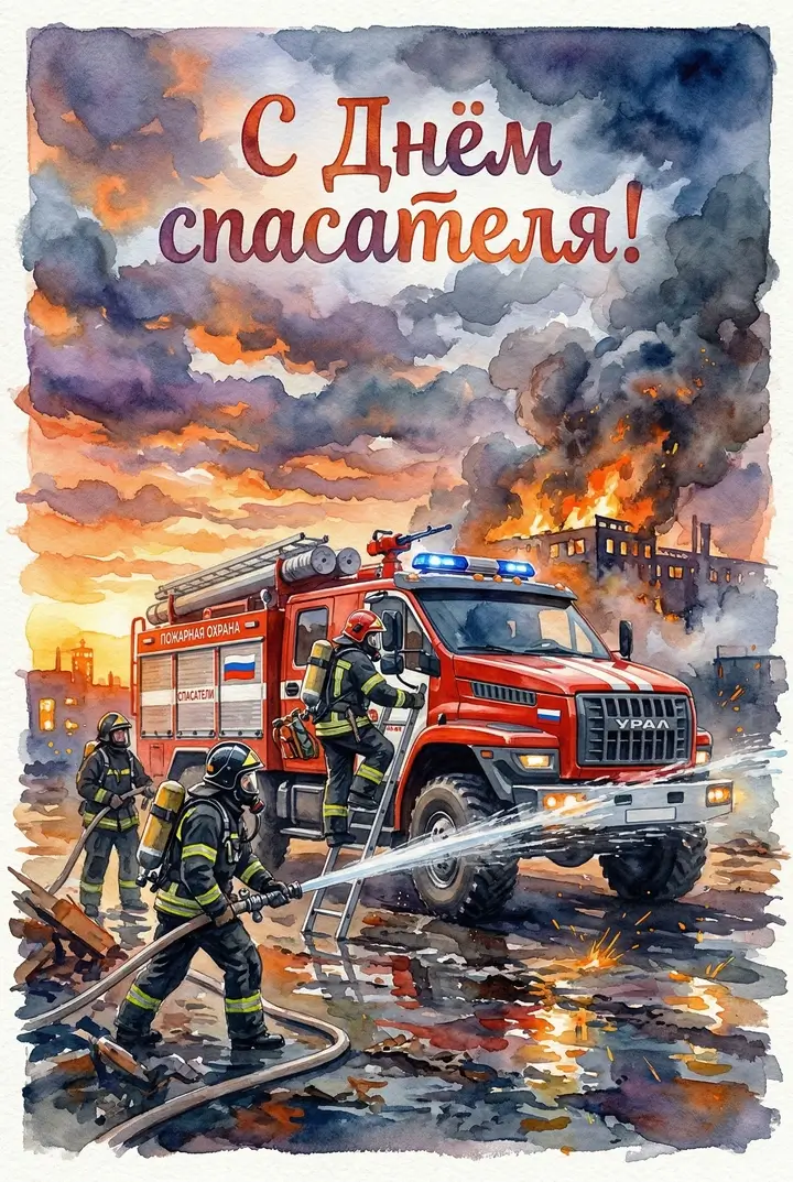 रेस्क्यूअर्स डे ग्रीटिंग कार्ड