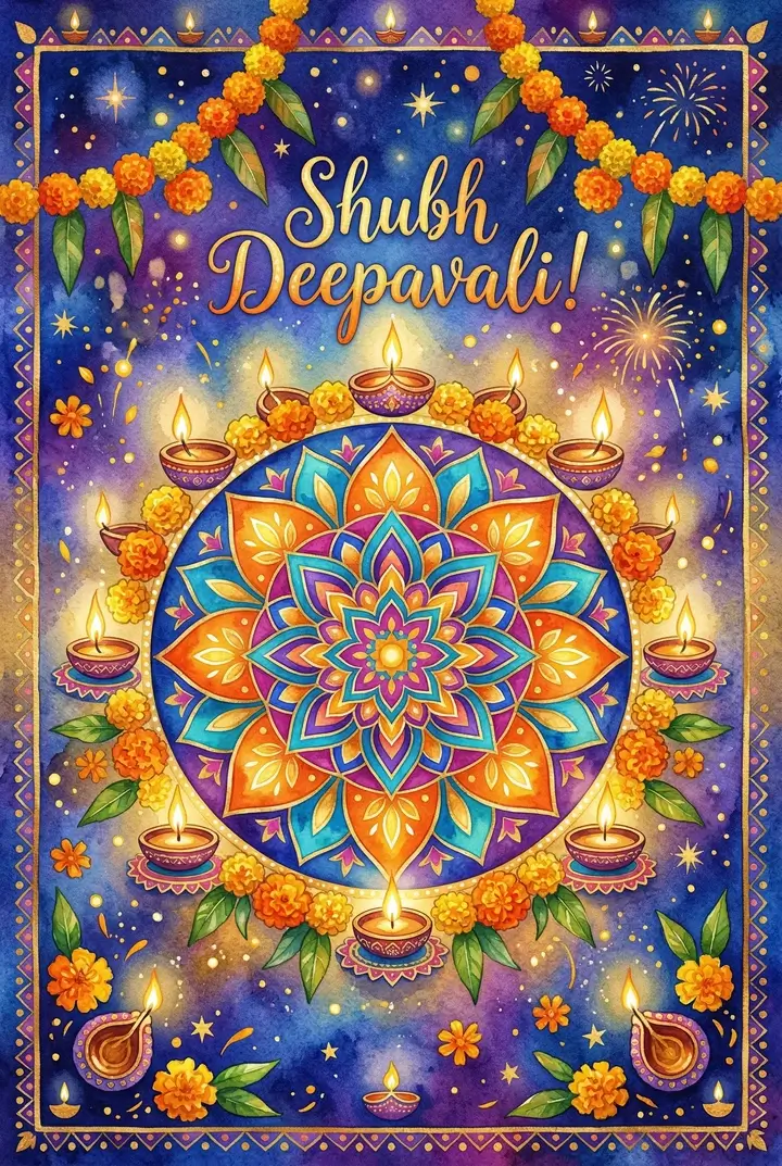 Diwali Tebrik Kartları