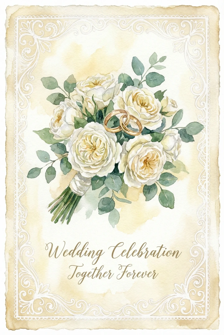 Κάρτα Συγχαρητηρίων Γάμου