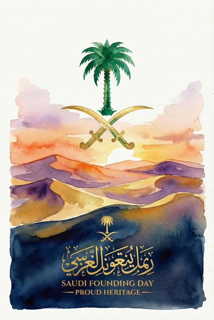 Kartki na Dzień Założenia Arabii Saudyjskiej