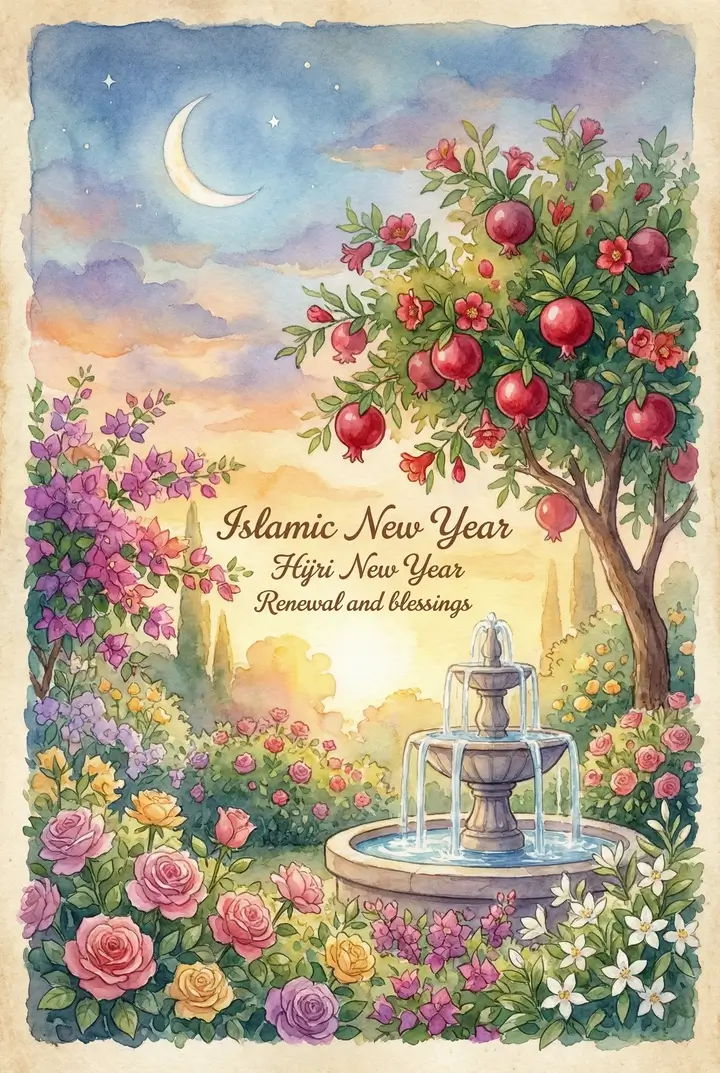 کارت‌های سال نو اسلامی