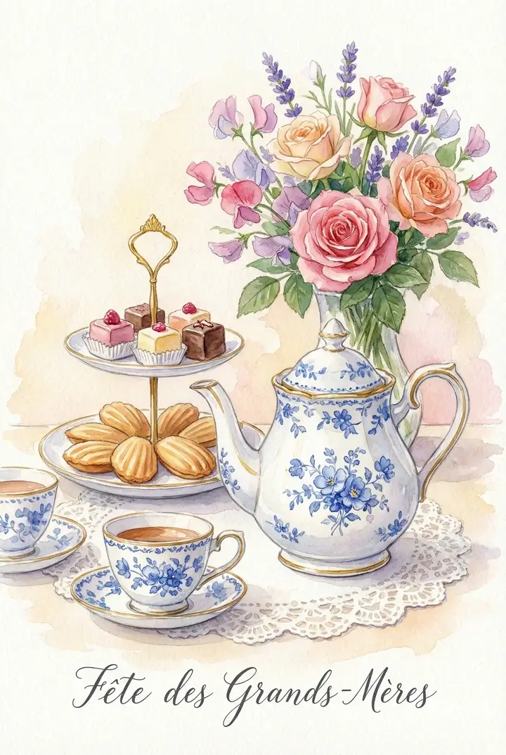 Kort til bedstemors dag